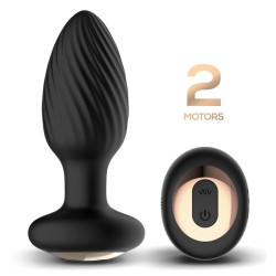 INTOYOU Plug vibrant et rotatif Drago 8 x 3.4cm